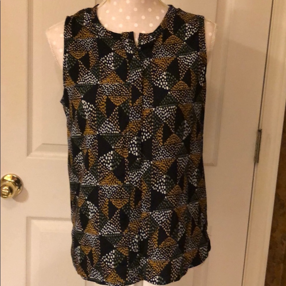 c&e sleeveless blouse